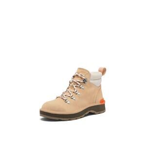 Sorel Tan and White Winter Boots with Rugged Sole, NEW
